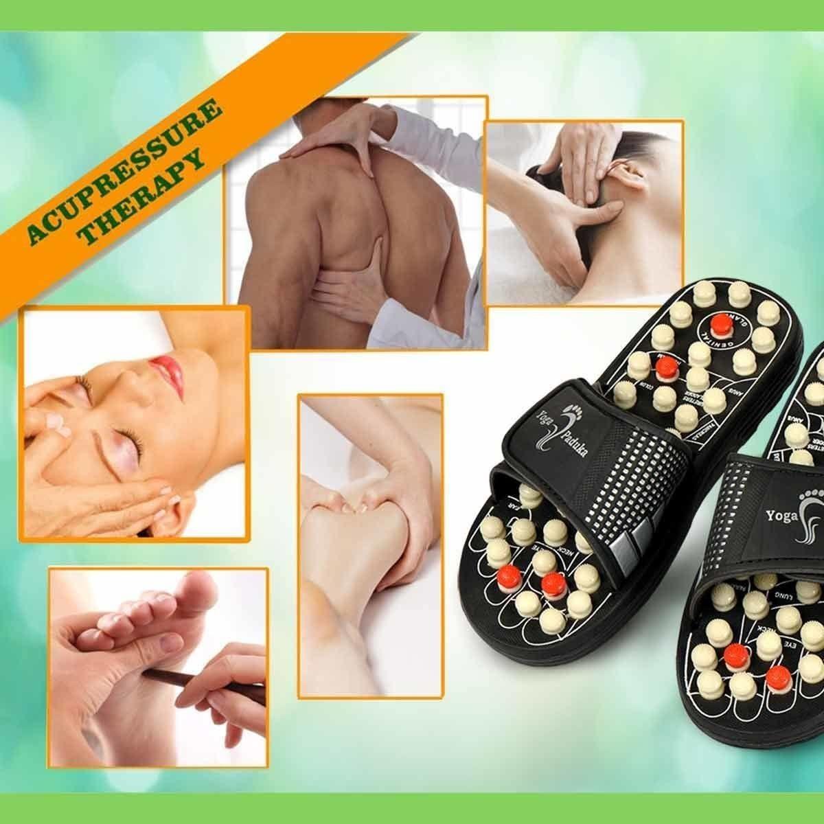 Magnetic AcuPad Slippers – Full Body Circulation for Men & Women