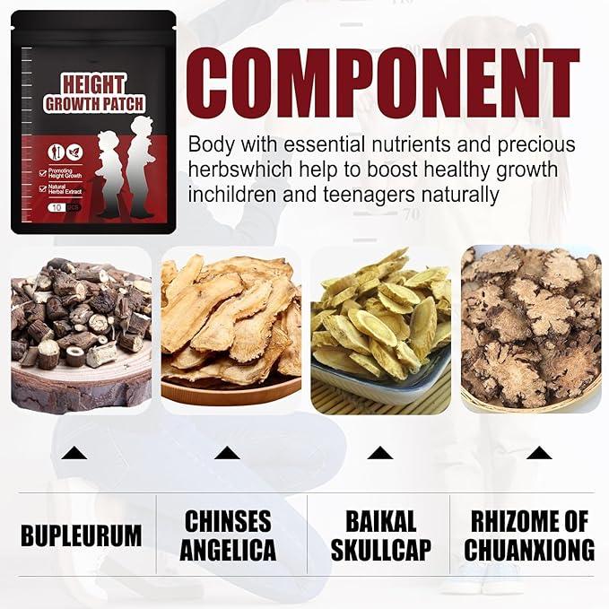 Height Boosting Foot Patch, Muscle Growth Support