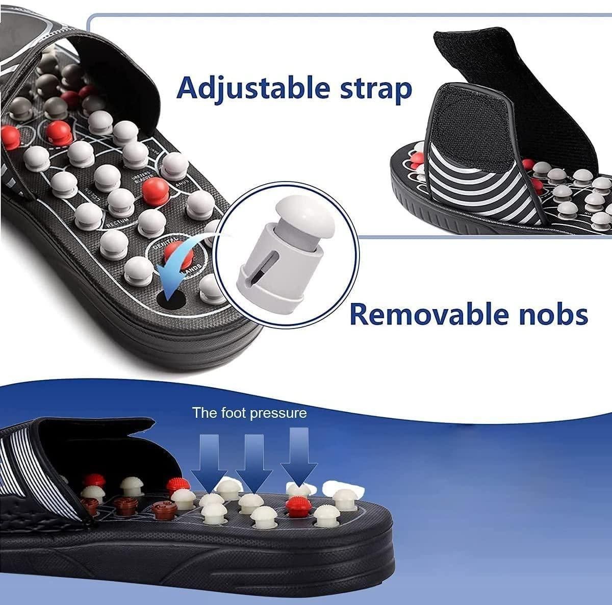 Magnetic AcuPad Slippers – Full Body Circulation for Men & Women