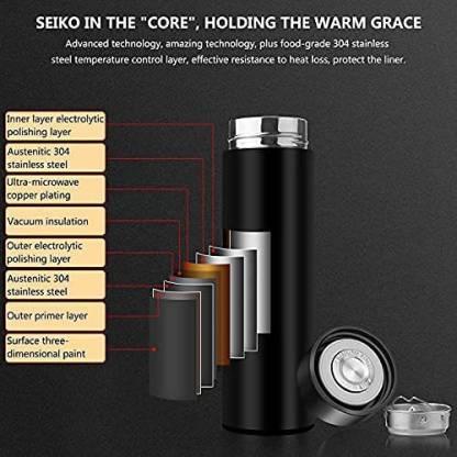 Smart Stainless Steel Vacuum Insulated Thermos with LCD Display